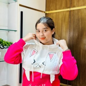 মেয়েদের হুডি  রানী গোলাপি